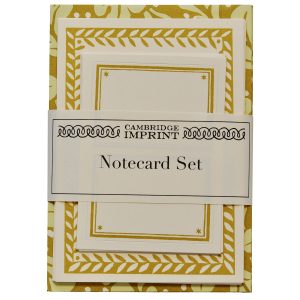 Set of Notecards and Envelopes Quercus Sap Green