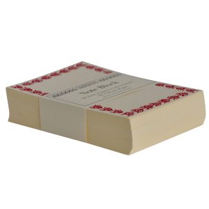 Refill Block of Bordered Notes in Raspberry