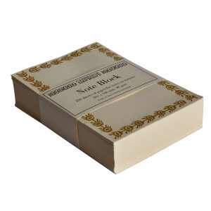 Refill Block of Bordered Notes in Mustard