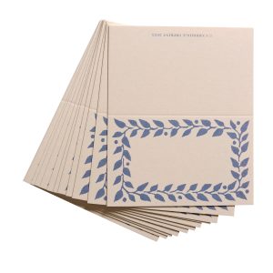 Pack of Twelve Cornflower Place Cards