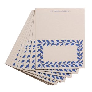 Pack of Twelve Scumble Blue Place Cards