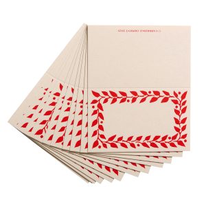 Pack of Twelve Tomato Place Cards