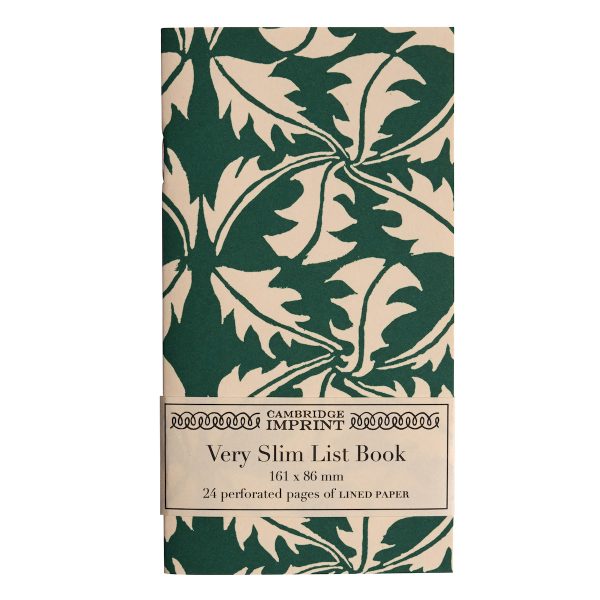 Very Slim List Book