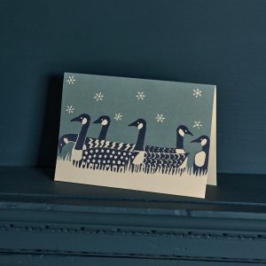 Cambridge Imprint Flock of Geese card