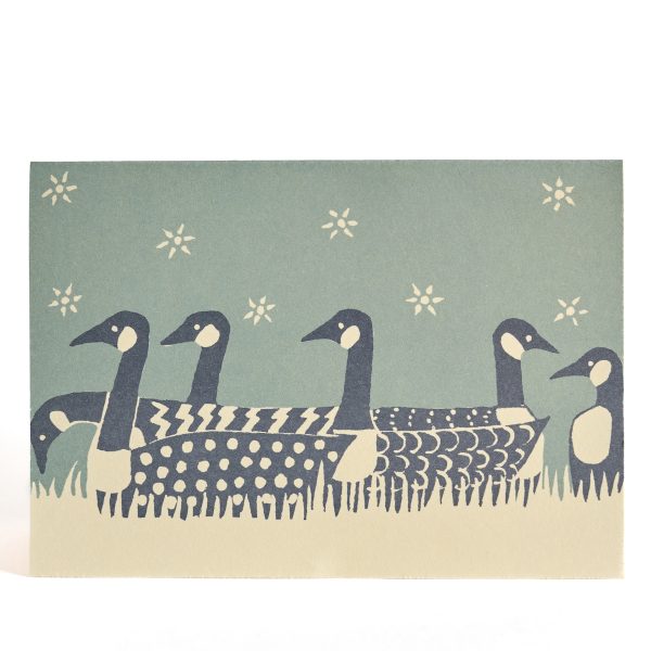 Flock of Geese card by Cambridge Imprint
