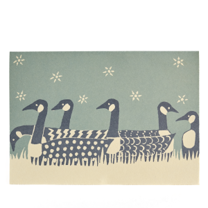 Card Flock of Geese