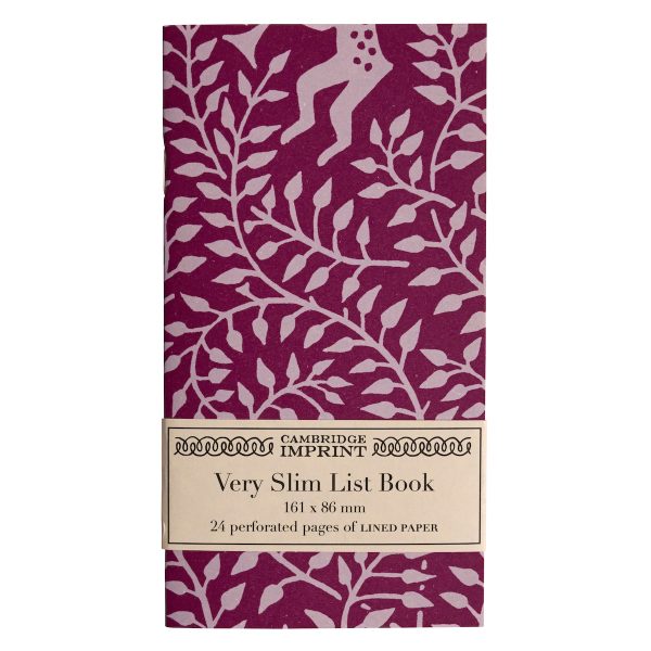 Very Slim List Book