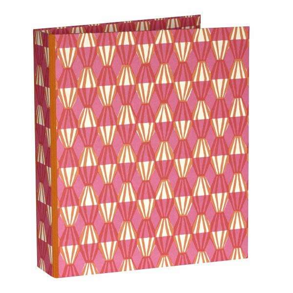 Ring Binder — Threadwork Pink and Orange