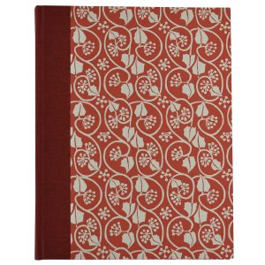 Patterned Album Small Ivy Stripe Red (Portrait Format)