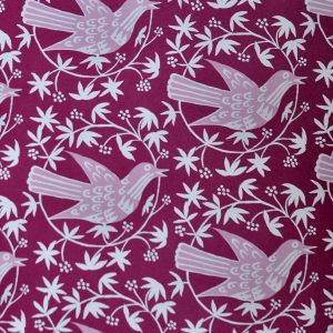 Songbird patterne draper b Cambridge Imprint