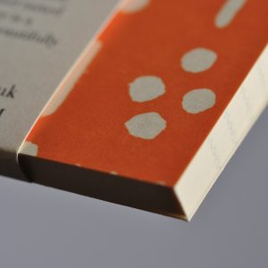 Square Notebook with Lined Paper with an Ugizawa Neon cover - detail