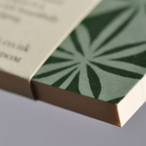 Square Notebook with Lined Paper with an Windmill Kraken cover - detail