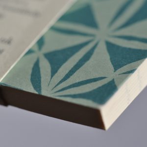 Square Notebook with Lined Paper with an Windmill Luskentyre cover - detail