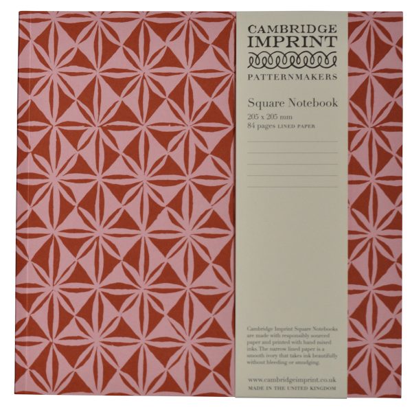 Square Notebook with Lined Paper with an Windmill Nougat cover