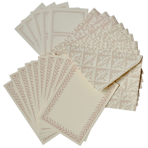 Notecard Set in Pale Pink by Cambridge Imprint