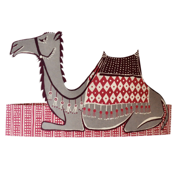 Giant Mantelpiece Menagerie Card: The Camel by Cambridge Imprint