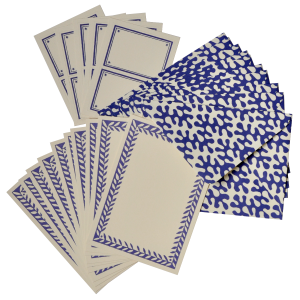 Notecard Set in French Ultramarine by Cambridge Imprint