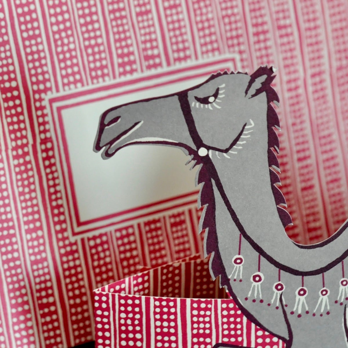 Cambridge Imprint Mantelpiece Menagerie Cards: The Camel