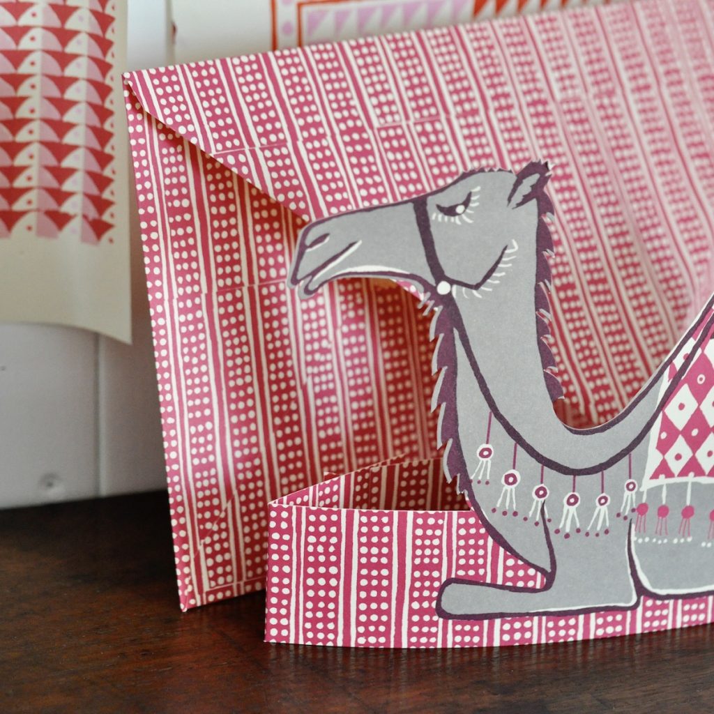 Giant Mantelpiece Menagerie Card: The Camel - Cambridge Imprint