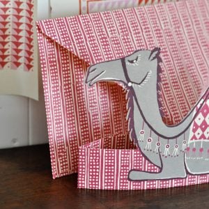 Cambridge Imprint Mantelpiece Menagerie Cards: The Camel