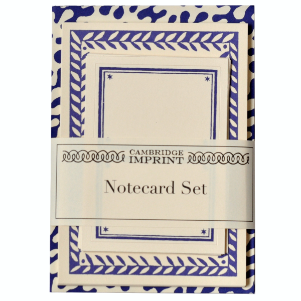 Notecard Set in French Ultramarine by Cambridge Imprint