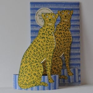 Giant Mantelpiece Menagerie Card: The Cheetah by Cambridge Imprint