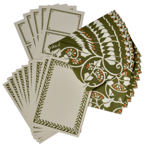Notecard Set in Swamp Green by Cambridge Imprint