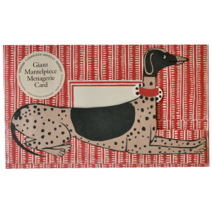 Giant Mantelpiece Menagerie Card: The Dog by Cambridge Imprint