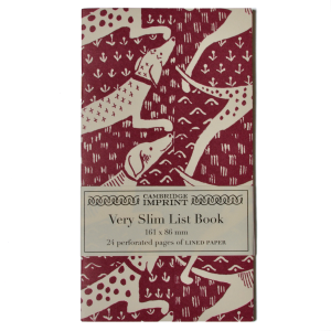 Very Slim List Book Dogs Blackcurrant Squash