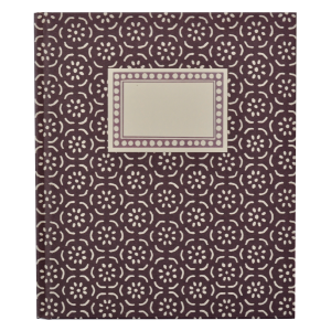 Large Hardback Notebook Small Pear Halves Elderberry (Plain)