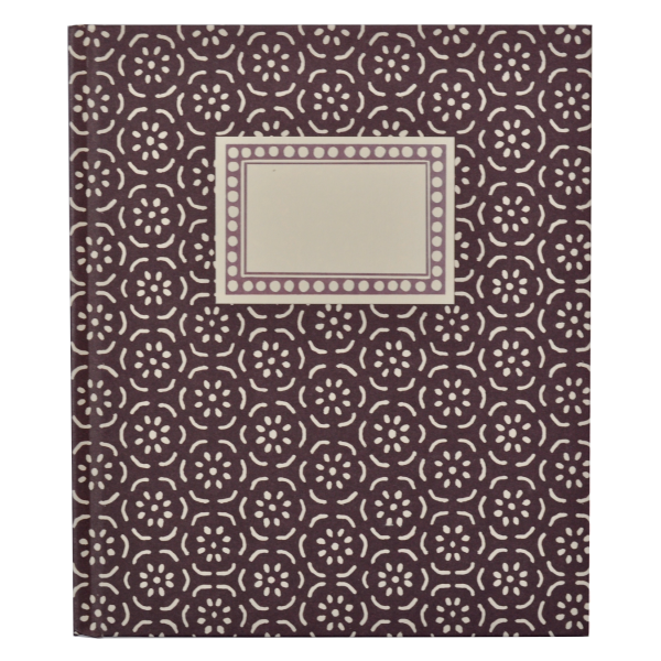 Large Hardback Notebook Small Pear Halves Elderberry