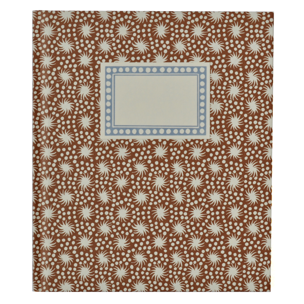 Large Hardback Notebook Animalcules Cocoa Brown