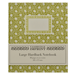 Large Hardback Notebook Animalcules Bawden Green
