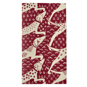 Very Slim List Book in Dogs Blackcurrant Squash by Cambridge Imprint