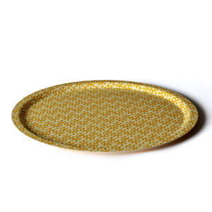 Round Birch Tray in Kelp Boiled Egg by Cambridge Imprint