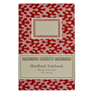 Hardback Notebook Kelp Raspberry Ripple by Cambridge Imprint