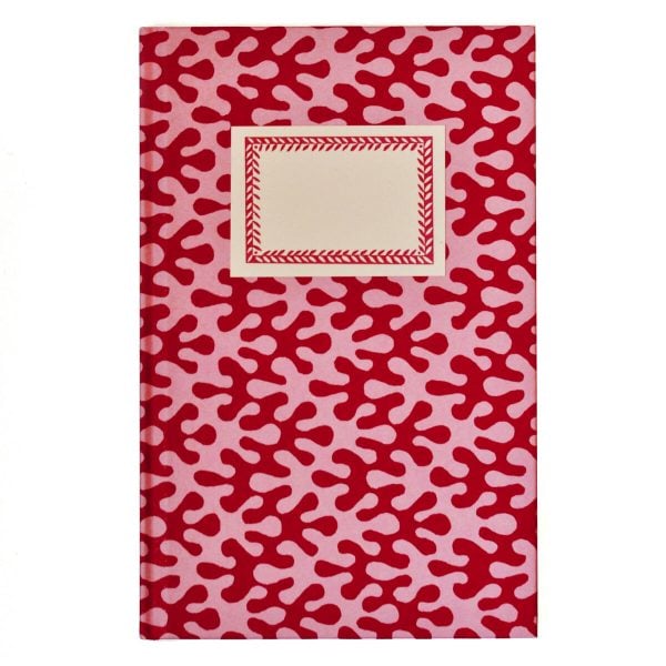 Hardback Notebook Kelp Raspberry Ripple by Cambridge Imprint