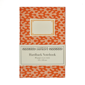 Hardback Notebook Kelp Tangerine by Cambridge Imprint