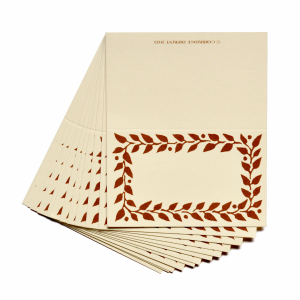 Pack of Twelve Cocoa Place Cards
