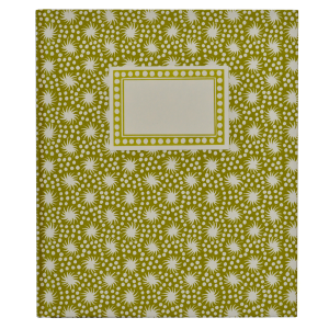 Large Hardback Notebook Animalcules Bawden Green (Plain)