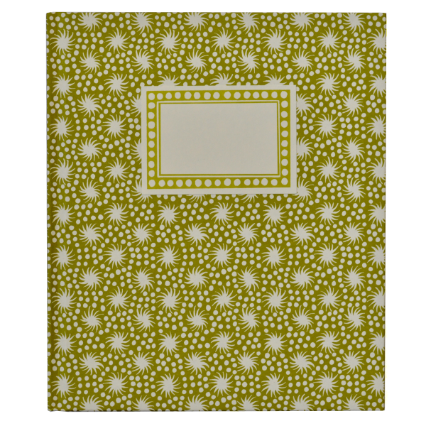 Large Hardback Notebook Animalcules Bawden Green