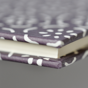 Large Hardback Notebook Small Pear Halves Elderberry