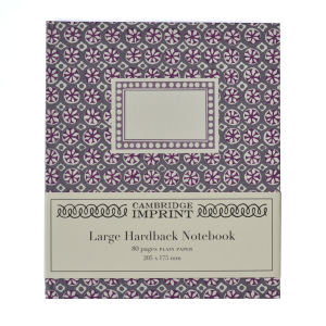 Large Hardback Notebook Sea Urchin French Lavender by Cambridge Imprint