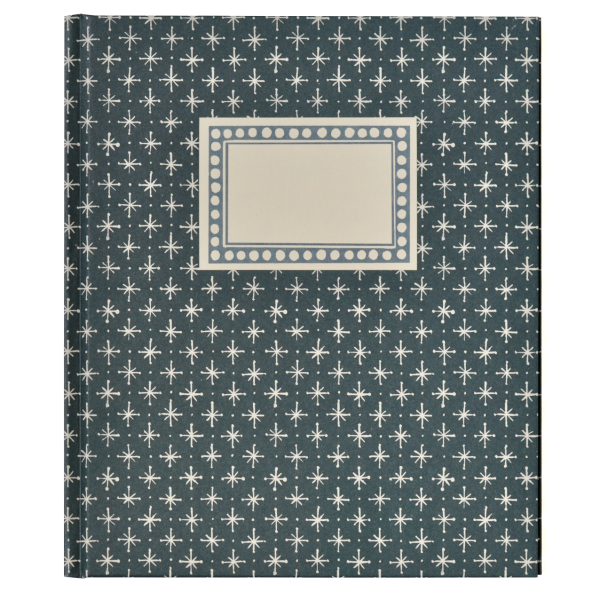 Large Hardback Notebook Little Stars Petrol by Cambridge Imprint