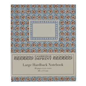 Large Hardback Notebook Sea Urchin Sky and Cocoa