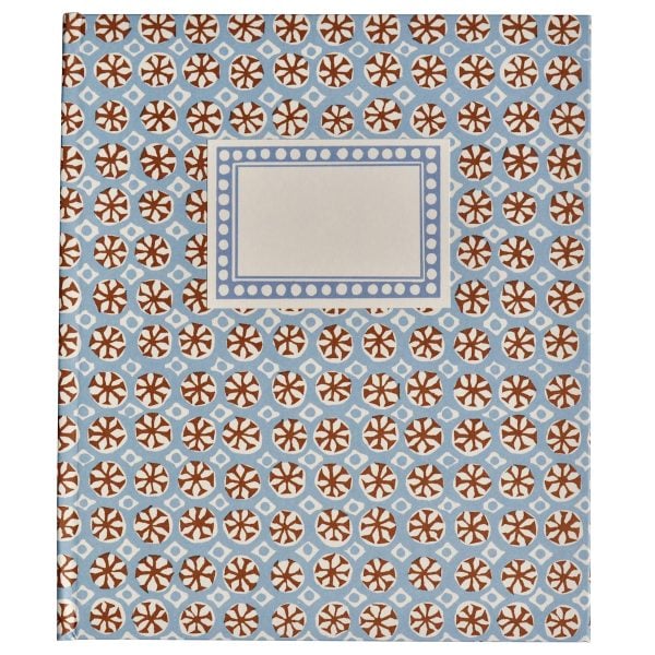 Large Hardback Notebook Sea Urchin Sky and Cocoa