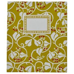 Large Hardback Notebook Ivy Piccalilli and Cranberry