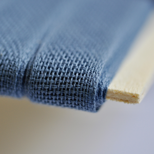 Loose-weave Italian Cotton Ribbon Sea Blue