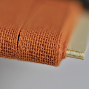 Loose-weave Italian Cotton Ribbon Melon
