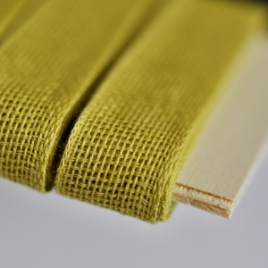 Loose-weave Italian Cotton Ribbon Chartreuse